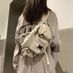 Waterproof Outdoor Waist Bag Women Large Capacity Crossbody Bags