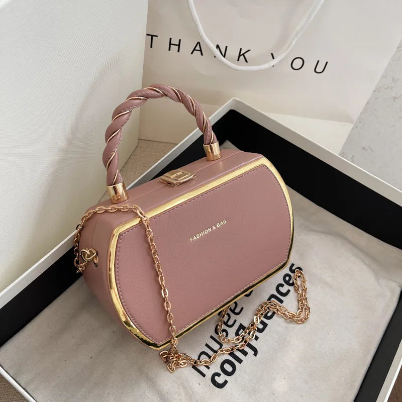 CGCBAG Shoulder Bag High PU Leather Chain Crossbody Bags