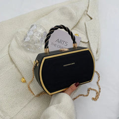 CGCBAG Shoulder Bag High PU Leather Chain Crossbody Bags