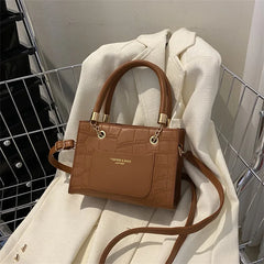 Vintage Designer Handbags Small Messenger Bag High PU Leather Women Shoulder Bag