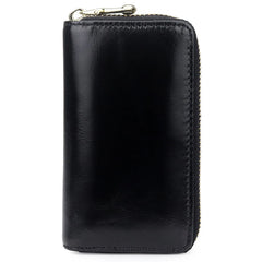 Premium Retro Cowhide Key Wallet Oil Wax Leather Key Case