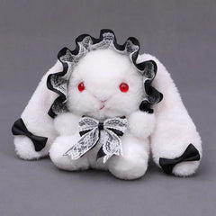 Japanese Lolita Bag Soft Girl Lace Bow Rabbit Doll Small Bag