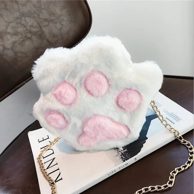 COOLFEL Plush Cartoon Animals Shoulder Bag Girls Party Purse