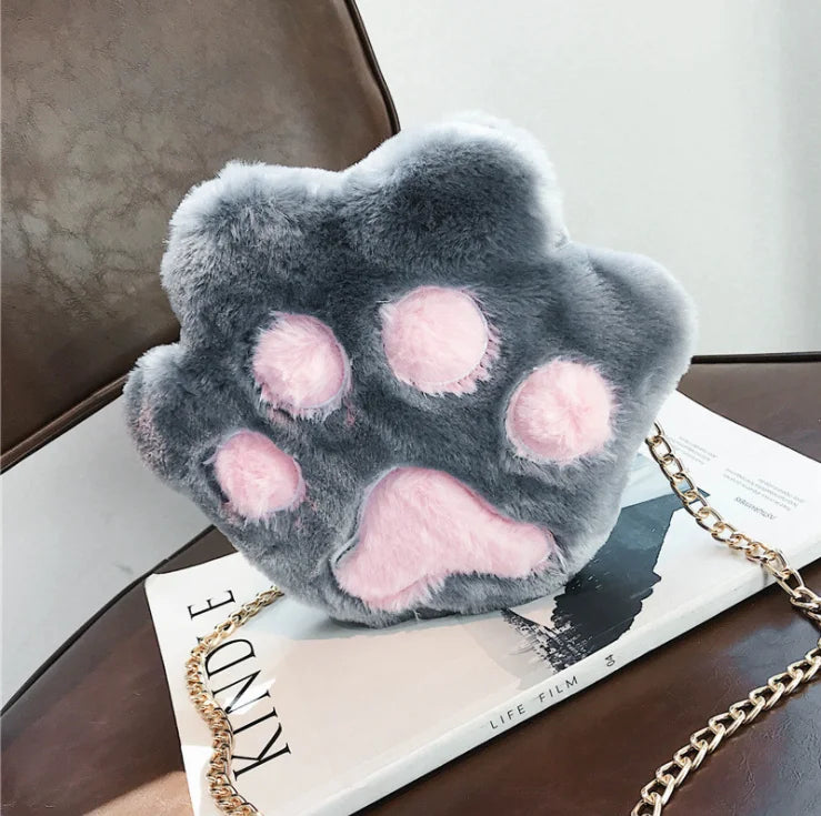 COOLFEL Plush Cartoon Animals Shoulder Bag Girls Party Purse