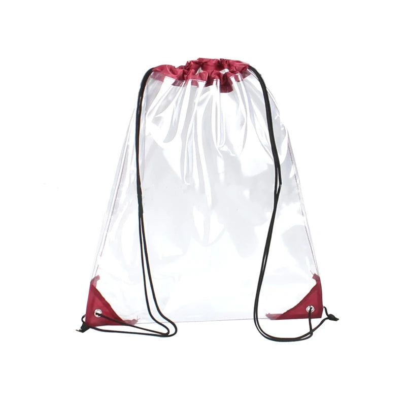 CPDD Clear Drawstring Backpack Gym Bag