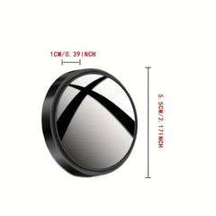 Car Rearview Mirror High-Def 360u00b0 Adjustable Blind Spot Mirror