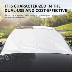 Foldable Windshield Cover for Snow and Sun Protection