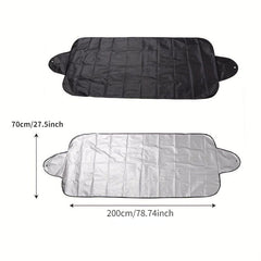 Foldable Windshield Cover for Snow and Sun Protection