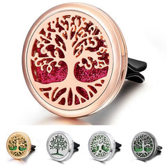 Car Aromatherapy Clip Aroma Diffuser Locket Essential Air Freshener Vent Clip