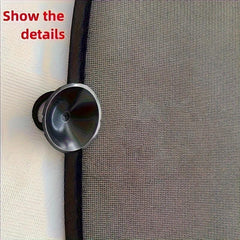 2pcs Car Side Window Sunshade Stickers Heat Insulation for Most Cars