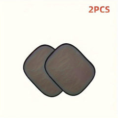 2pcs Car Side Window Sunshade Stickers Heat Insulation for Most Cars