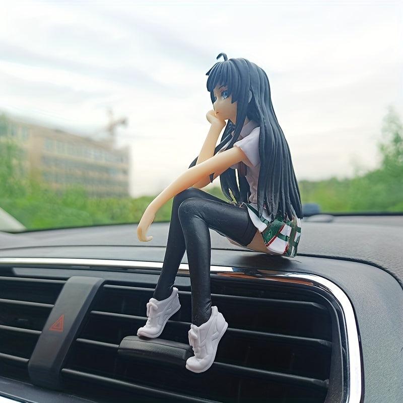Car Decoration Student Girl Cartoon Anime Characters
