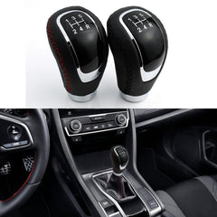 Upgrade Your Ride with 5 Speed Leather Gear Shifter Knob