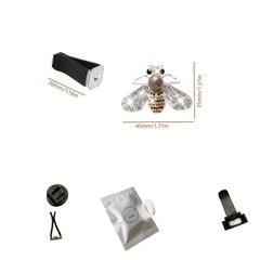 Bee Car Air Freshener Dashboard Outlet Vent Clips Aromatherapy Solid Perfume
