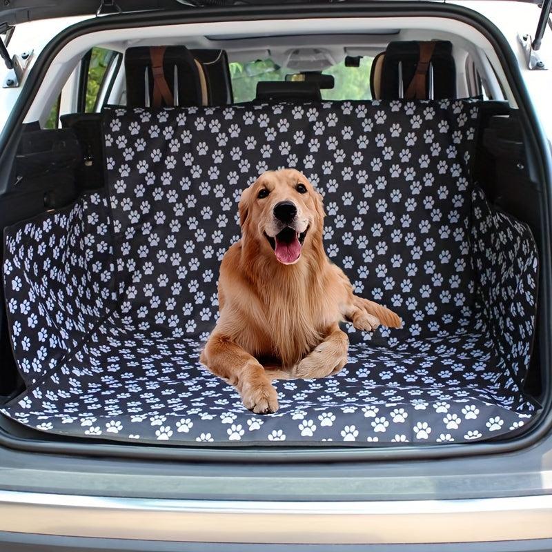 Waterproof Pet Car Rear Seat Cover Mat for Dogs Cats