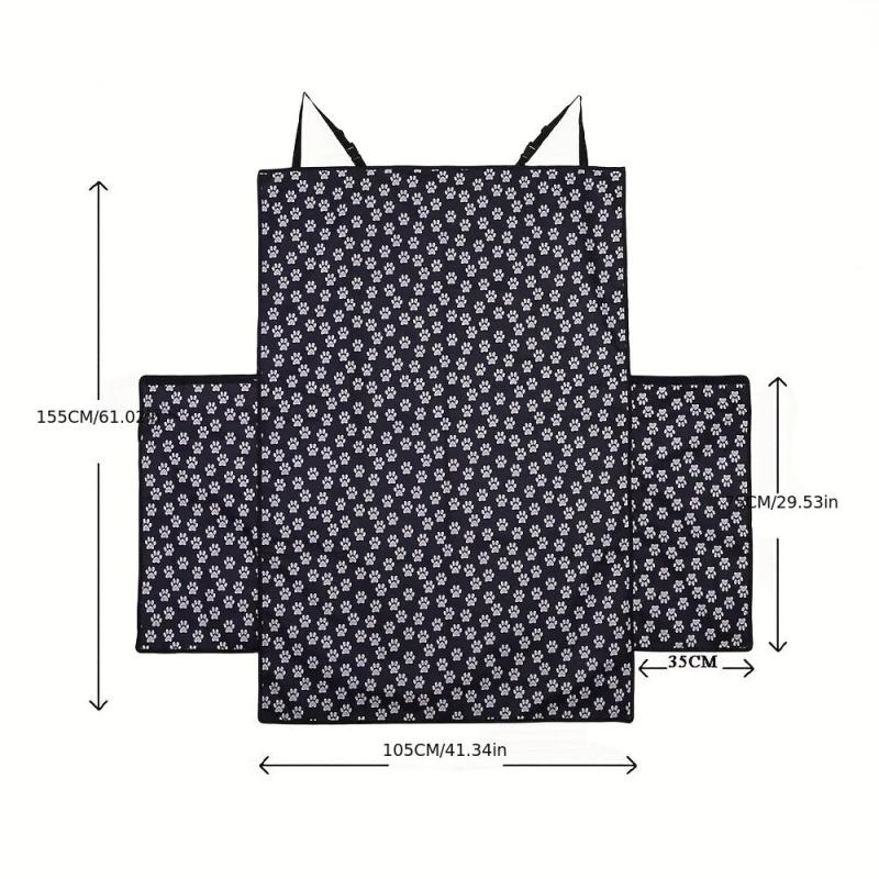 Waterproof Pet Car Rear Seat Cover Mat for Dogs Cats