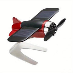 Solar Airplane Car Decoration Interior Accessories Desktop Ornament Gift