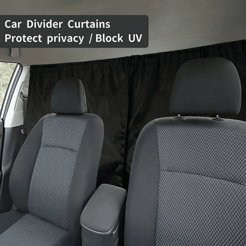 2pcs Taxi Car Sun Shade Privacy Curtain Set