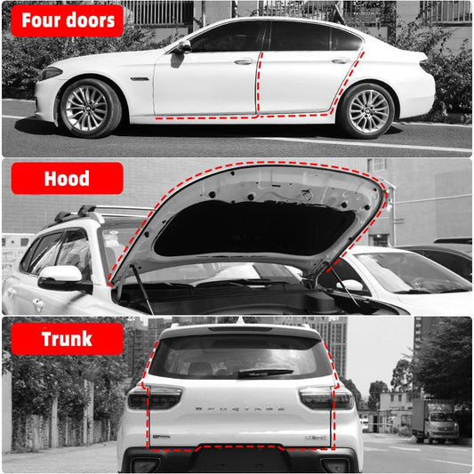 Rubber Car Protection Strips - Prevent Damage & Reduce Noise