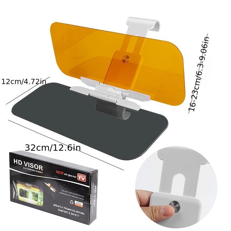 2 in 1 Car Visor Night Anti Glare Sun Anti UV Block Visor Non Glare Shield