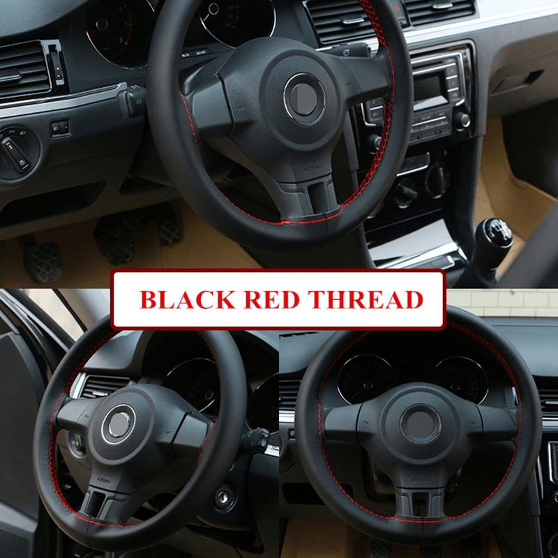 Upgrade Your Car Interior with a Soft Fiber Leather Steering Wheel Cover