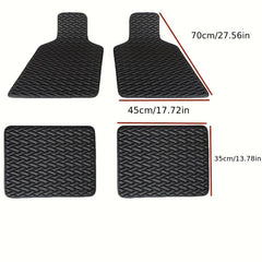 4pcs Universal Car Floor Mat Waterproof Full Set Car Carpet