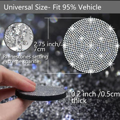 Bling Car Cup Holder Coaster - Universal Anti Slip Shockproof
