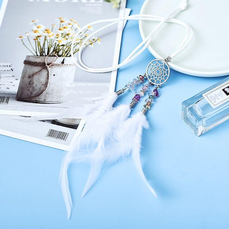Dream Catcher Car Pendant with Feathers Wall Ornament Craft Wind Chime