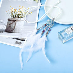 Dream Catcher Car Pendant with Feathers Wall Ornament Craft Wind Chime