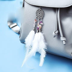 Dream Catcher Car Pendant with Feathers Wall Ornament Craft Wind Chime