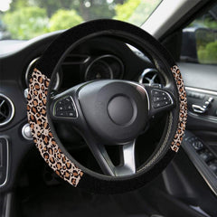 Leopard Series Steering Wheel Cover Universal 15 Inch Car Accessories Protector