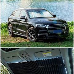 Car Retractable Windshield Sunshade UV Blocking