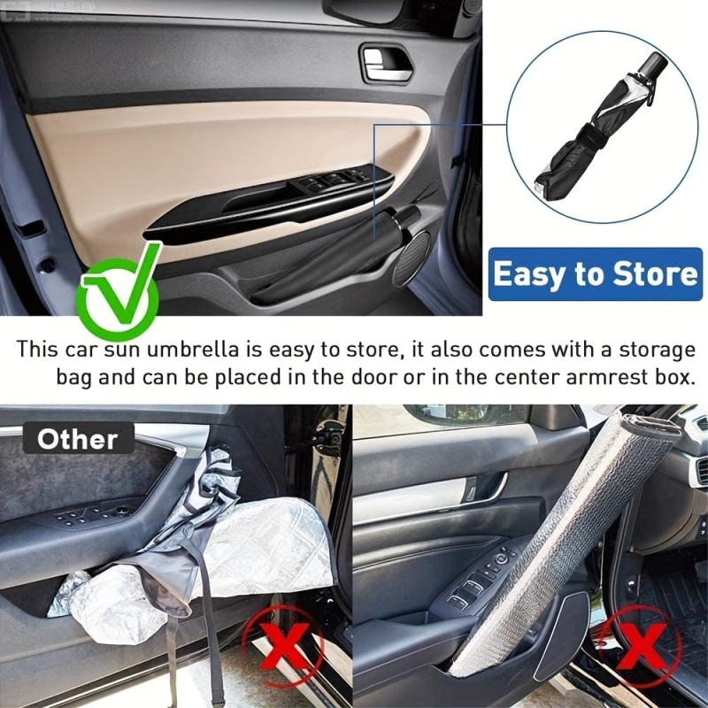 Foldable Car Windshield Sunshade Anti-UV Front Window Heat Protection