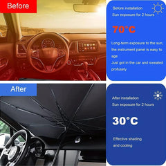 Foldable Car Windshield Sunshade Anti-UV Front Window Heat Protection