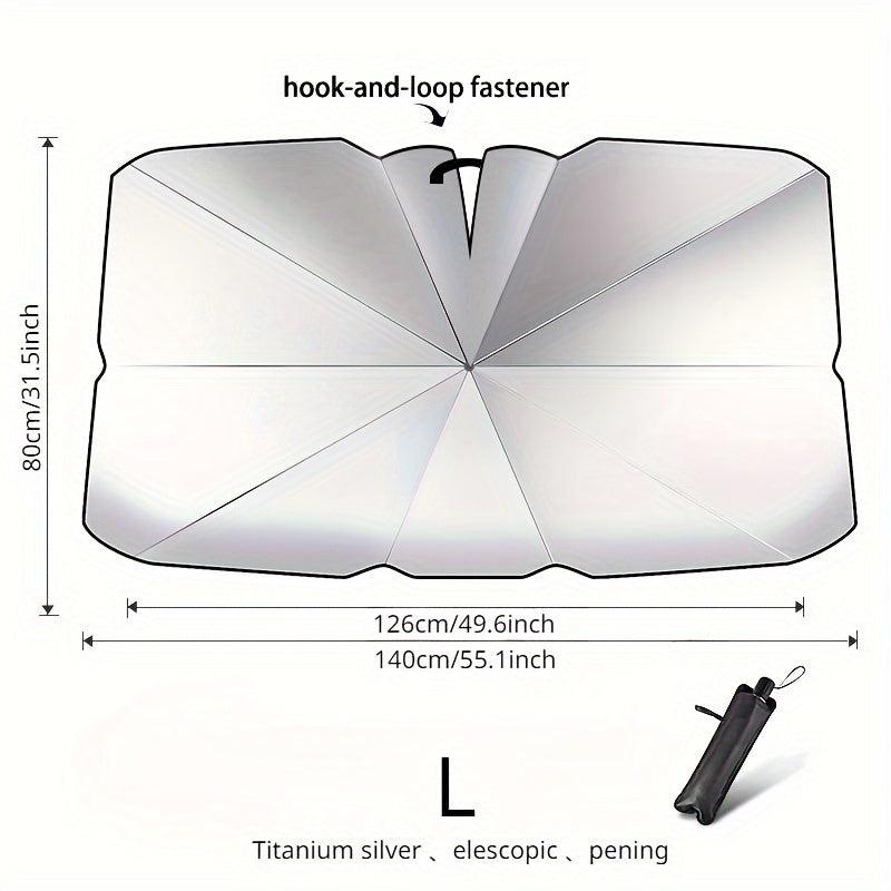 Telescopic Front Window Sunshade for Car - Keep Your Car Cool & Protected