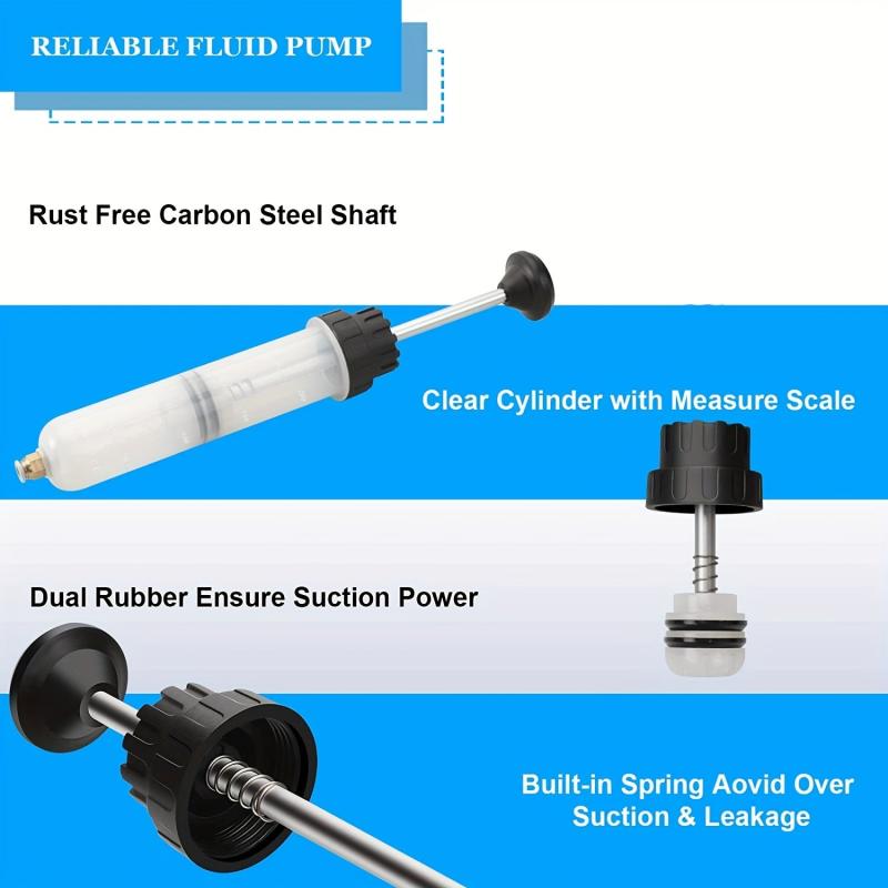 Fluid Extractor Filling Change Syringe Bottle Transfer Pump Hand Tool