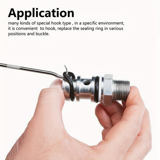 4pc Car Pick & Hook Set Seal Gasket Remover Precision Hook Screwdriver Set