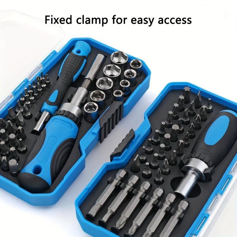 Ratchet Screwdriver Bit Set Slotted Cross & Universal Tools