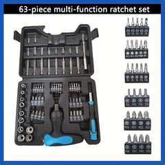 Ratchet Screwdriver Bit Set Slotted Cross & Universal Tools