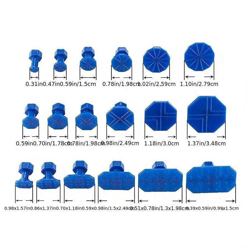Car Dent Repair Puller Kit 18pcs Tabs T Handle Dent Remover Universal