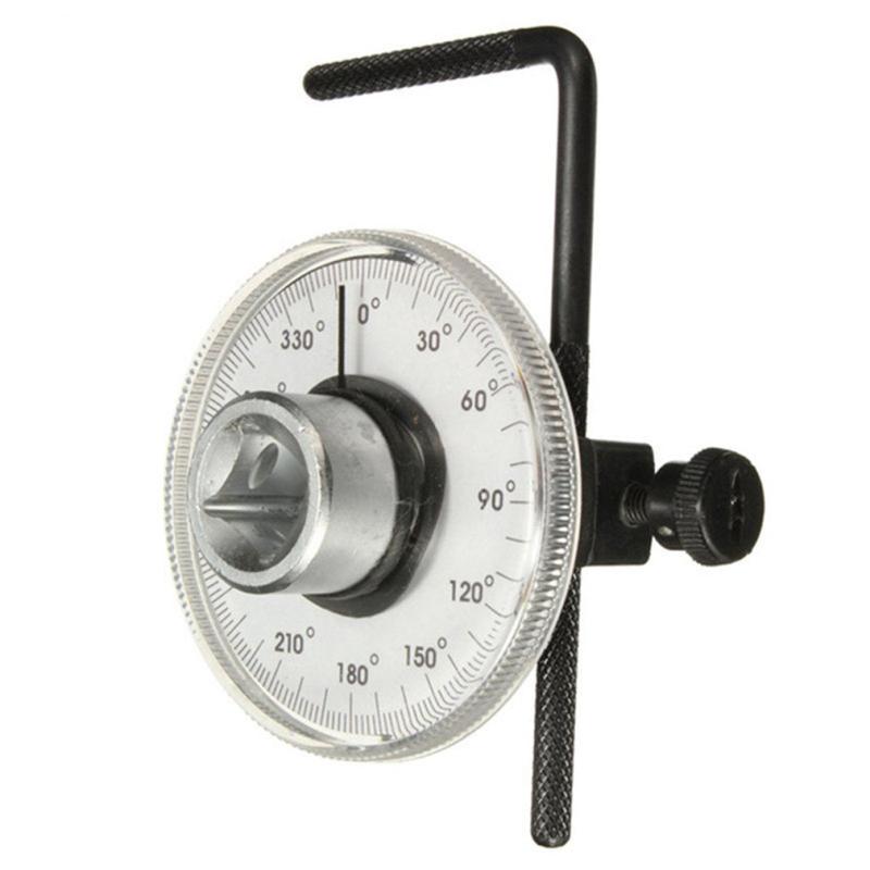 12.5mm Torque Wrench Angle Gauge Tool 360 Adjustable 1/2 Drive Torque Meter
