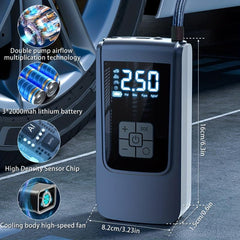 12V 150psi Car Air Compressor Inflator Pump Inflate Tires Quickly