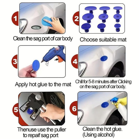 Car Dent Repair Tools Kit Auto Dent Puller Dent Remover Body Denting