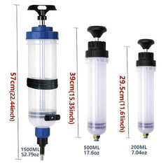 Car Fluid Extractor Pump Manual Suction Vacuum Fuel Transfer Dispense