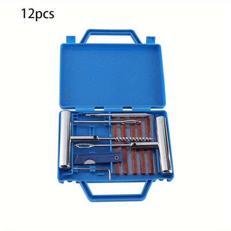 12 Pcs Tire Repair Tool Set Vacuum Tire Repair Strip