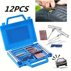 12 Pcs Tire Repair Tool Set Vacuum Tire Repair Strip