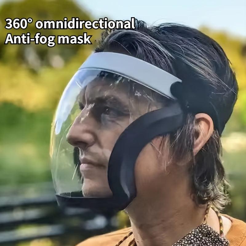Unisex Full Shield Mask Transparent Motorcycle Riding Windproof Mask