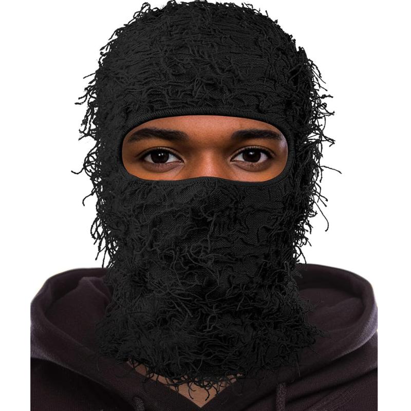 Knitted Balaclava Full Face Ski Mask Windproof Cold Weather Gear