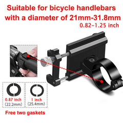Aluminium Motorcycle Phone Stand & Cycling Holder