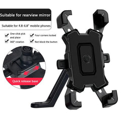 Universal Phone Mount for Motorcycle/Bicycle